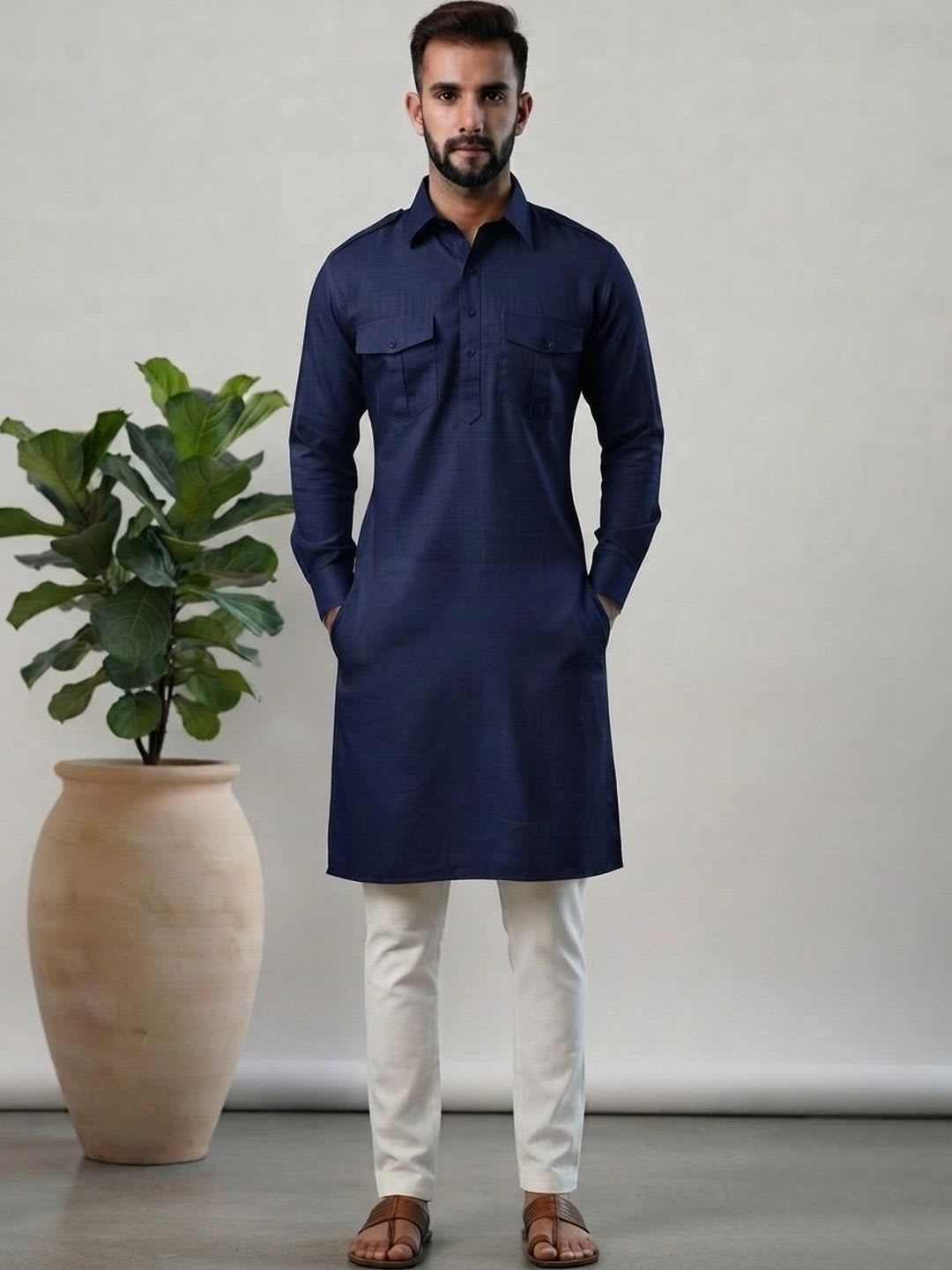 Anouk Men Pathani Kurta - default view