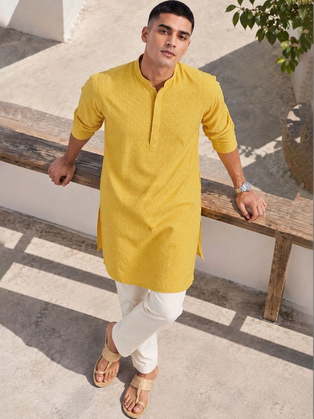 Melange by Lifestyle Men Kurta - default view