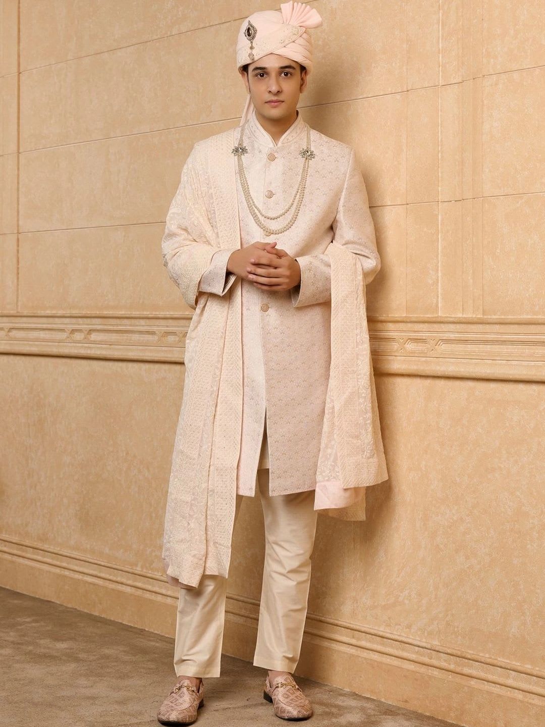 Tasva Mandarin Collar Sherwani - default view