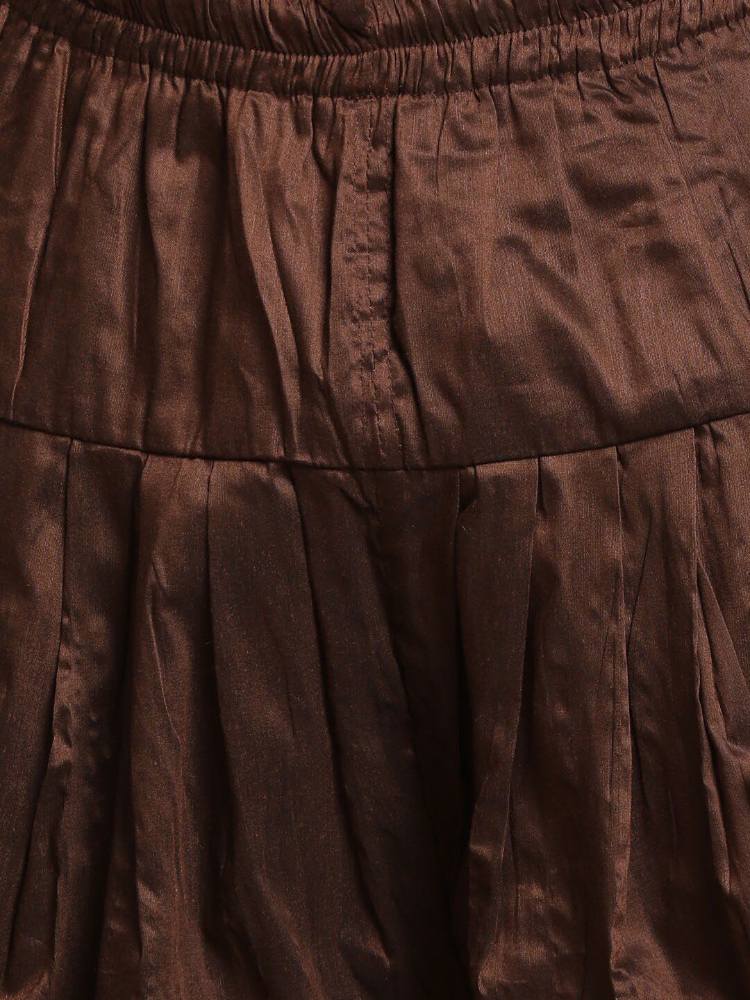 VASTRAMAY Men Beige & Brown Sherwani Set - back view
