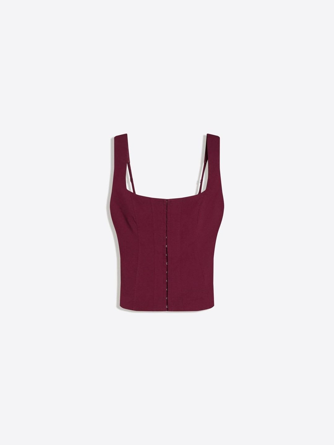 Bershka Bengaline Strappy Top - left view