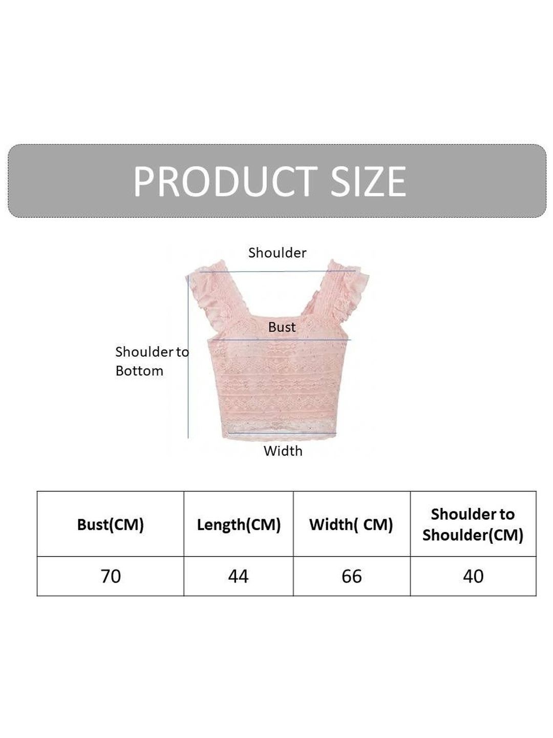 Alexvyan Cotton Tank Crop Top - right view