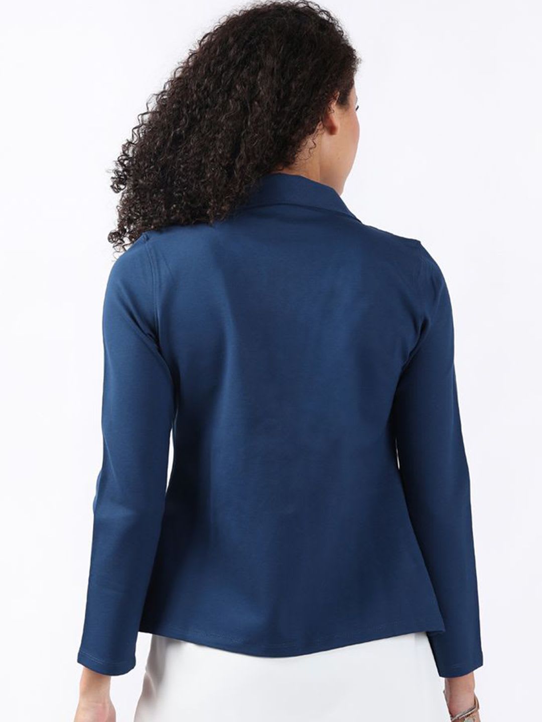 Bonnaty Notched Lapel Single-Breasted Blazer - right view