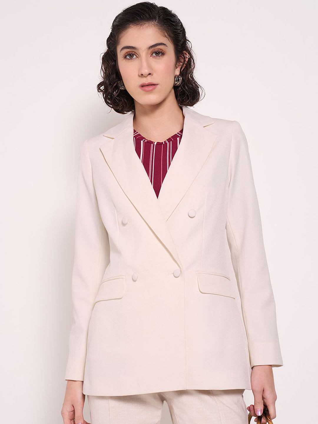 Annabelle by Pantaloons Double-Breasted Formal Blazers - left view
