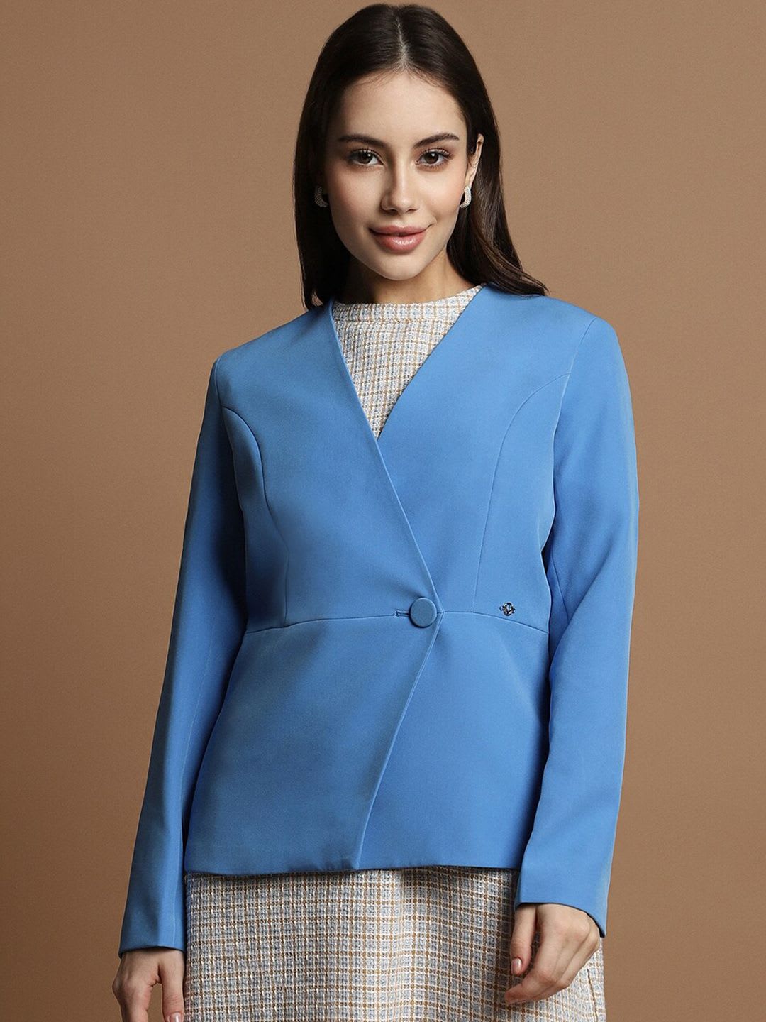 Allen Solly Woman Single-Breasted Formal Blazer - default view