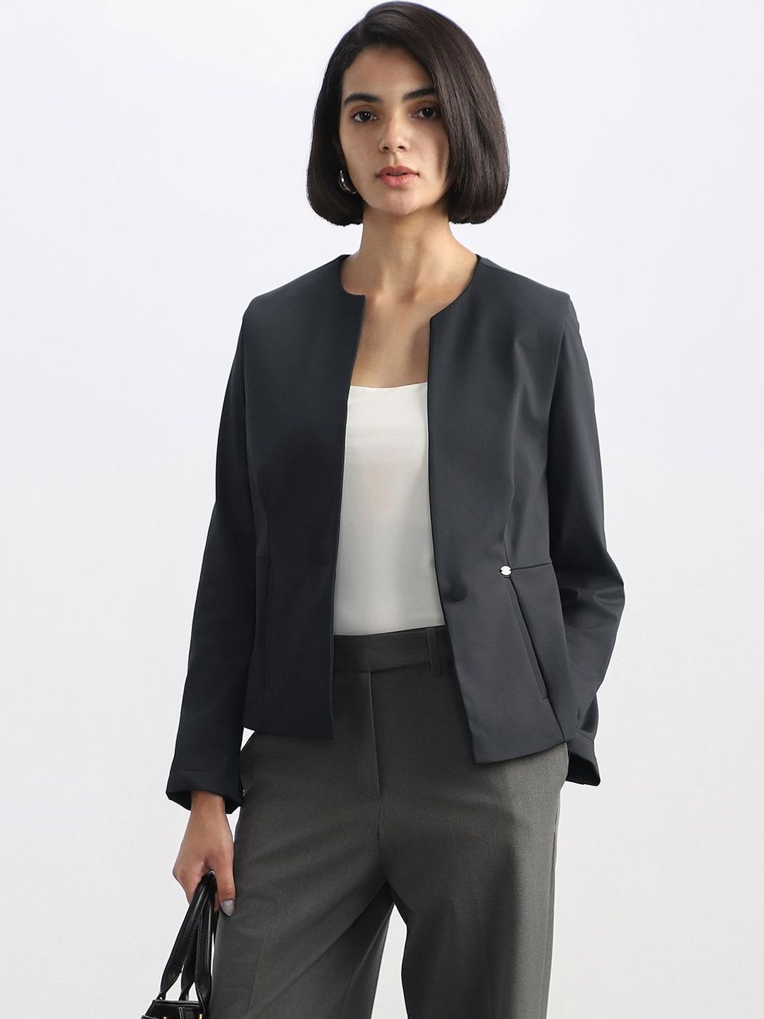 Allen Solly Woman Single -Breasted Blazer - default view