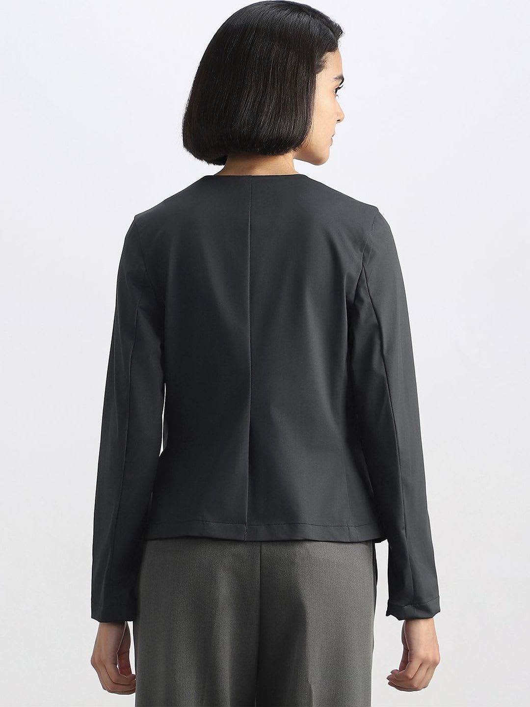 Allen Solly Woman Single -Breasted Blazer - back view