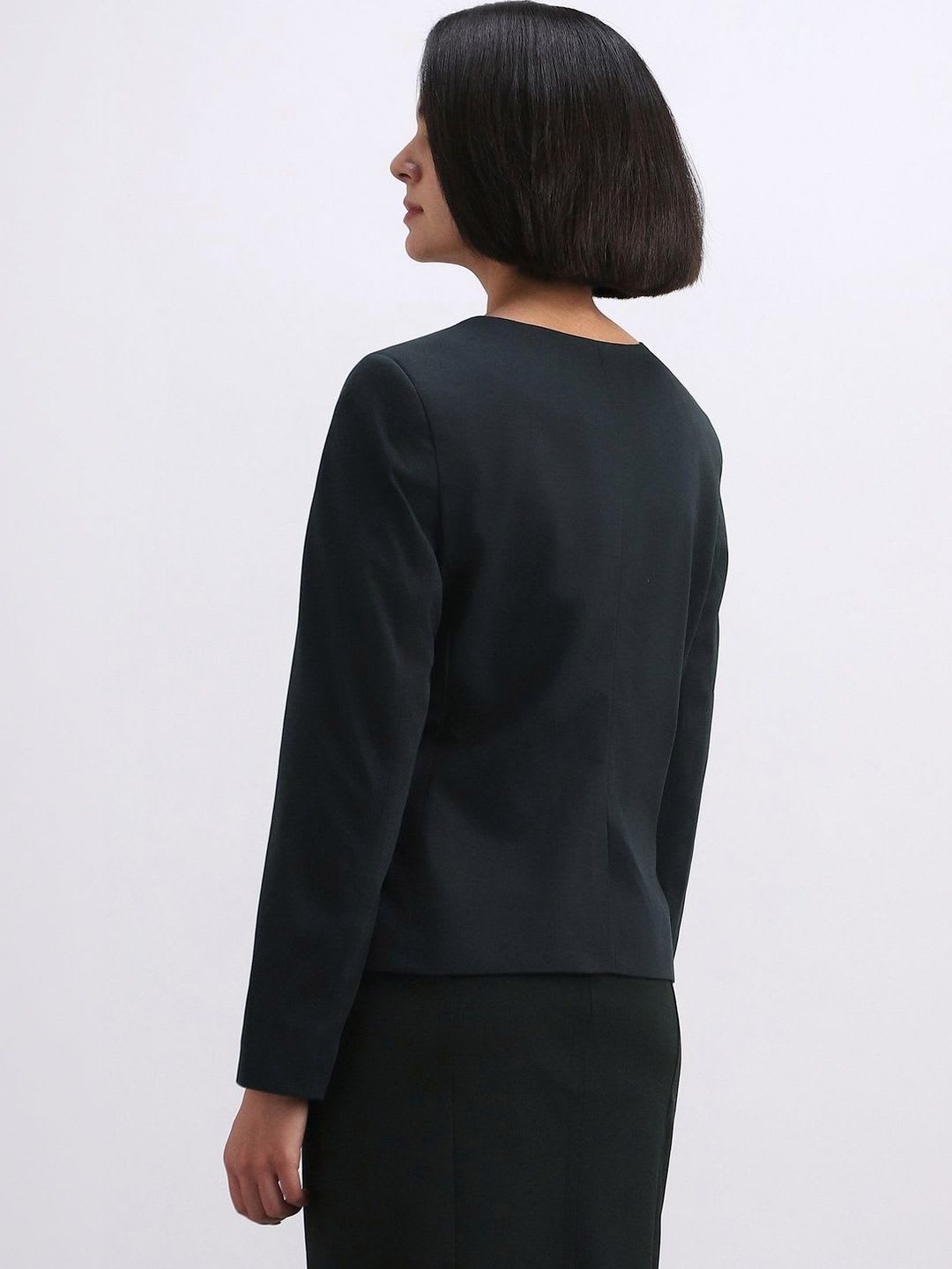 Allen Solly Woman Single -Breasted Blazer - back view