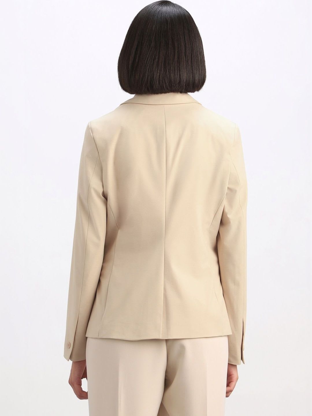 Allen Solly Woman Single -Breasted Blazer - back view