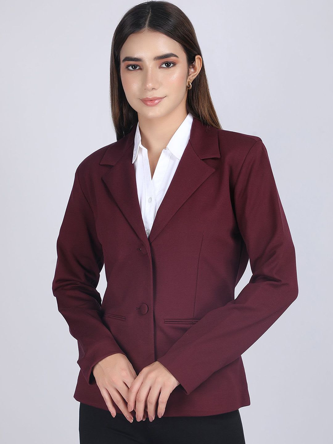 Blue Ronin Stylish Single Breasted Formal Blazer - default view