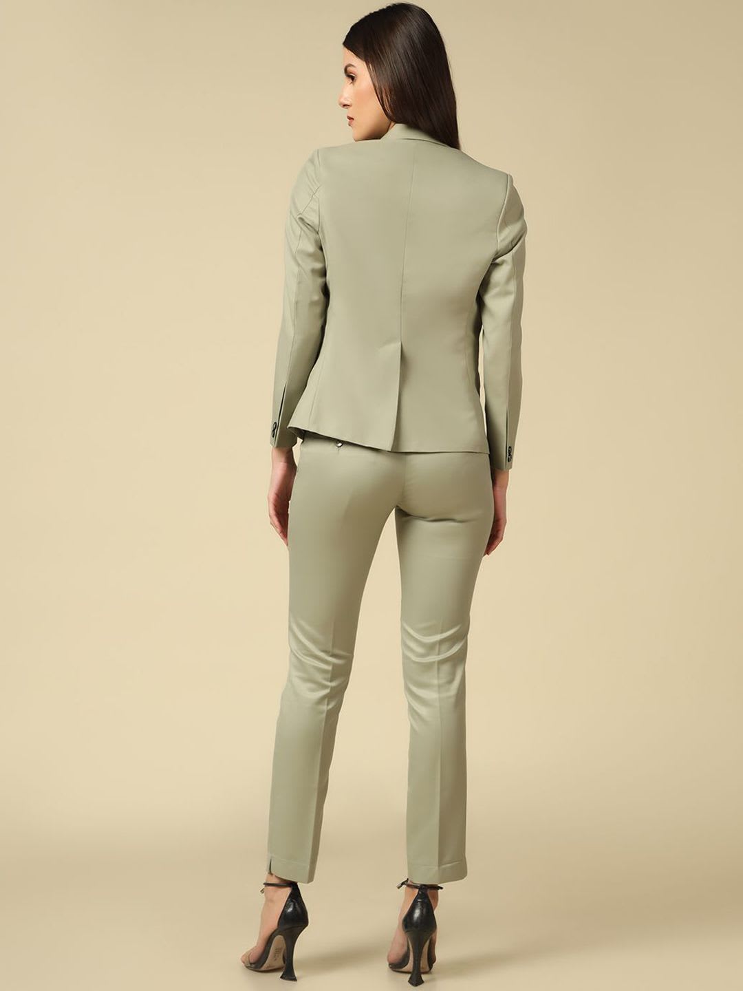 TAHVO Notched Lapel Single Breasted Blazer - right view