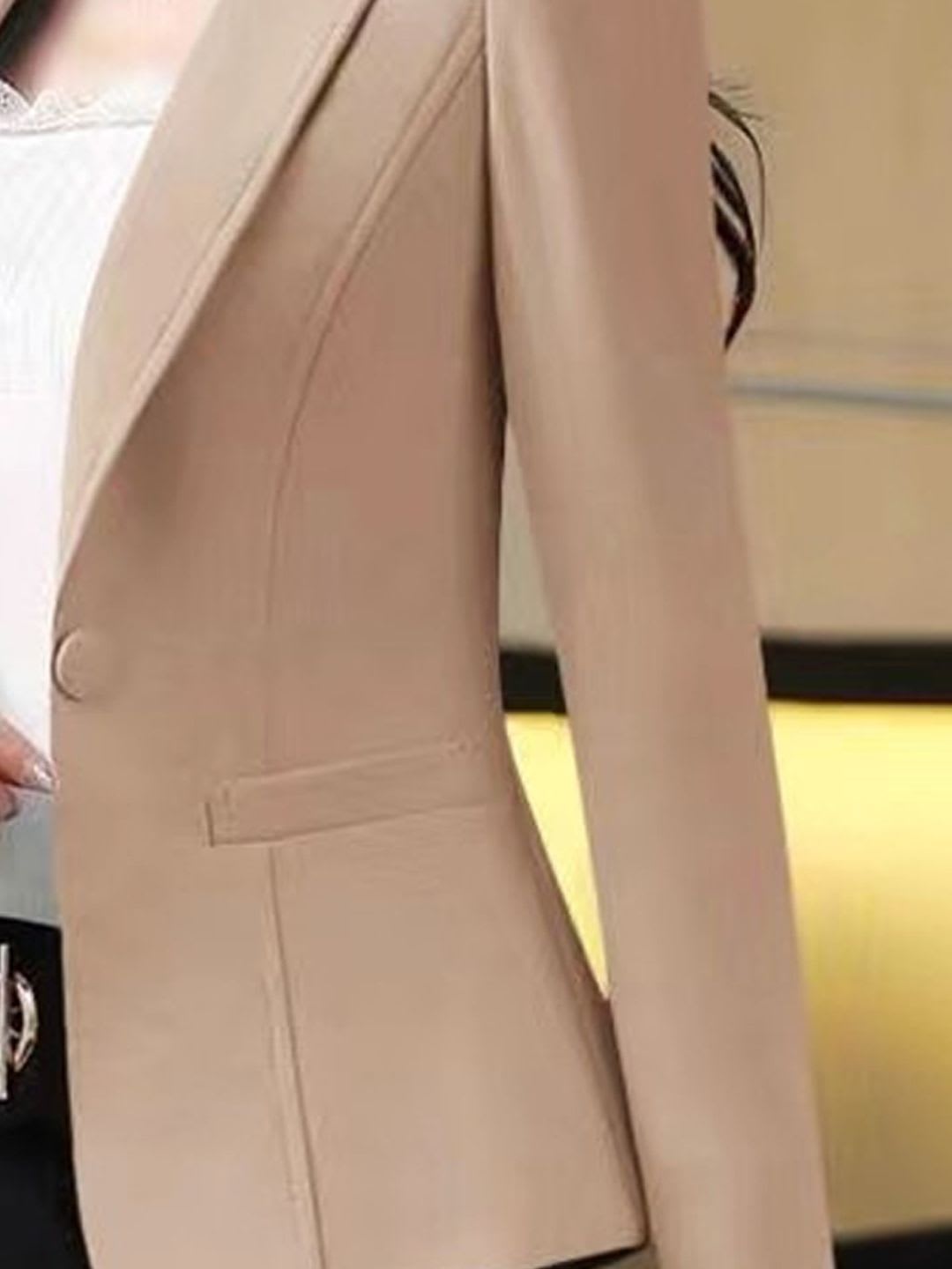 StyleCast Single-Breasted Casual Blazer - back view