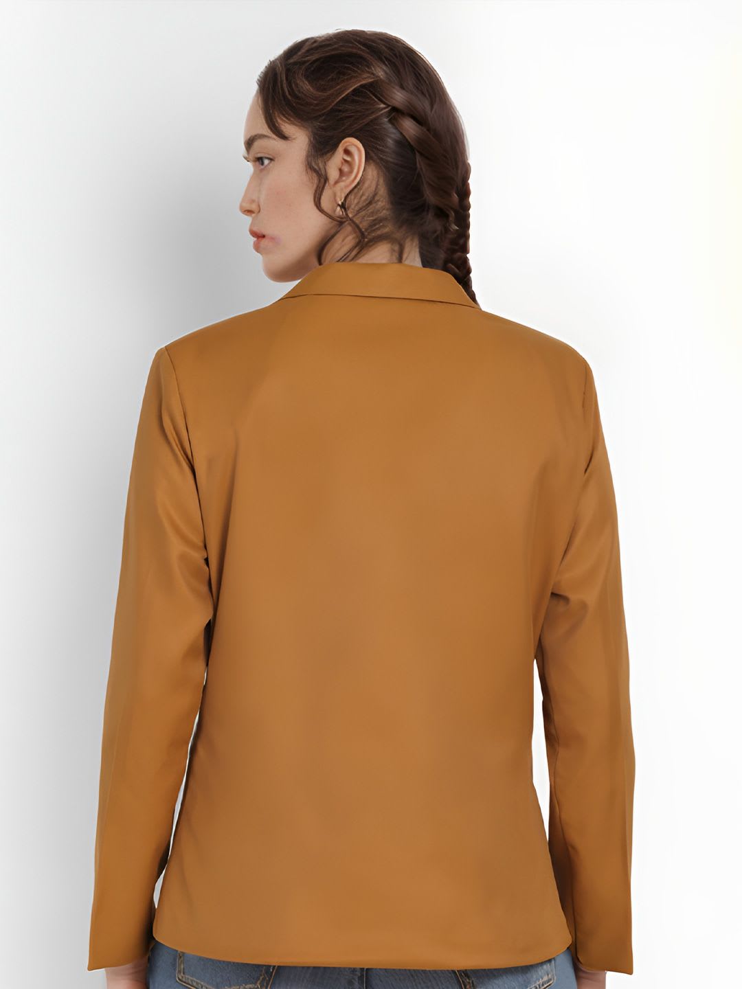 Moda Rapido Notched Lapel Collar Single-Breasted Formal Blazer - right view