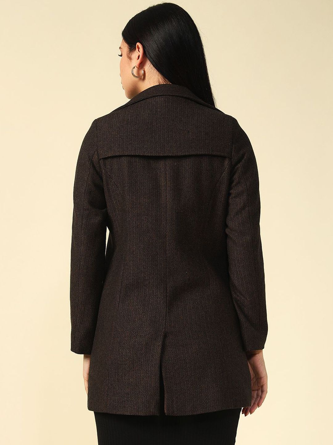 Beatnik Notched Lapel Single Breasted Casual Blazer - left view
