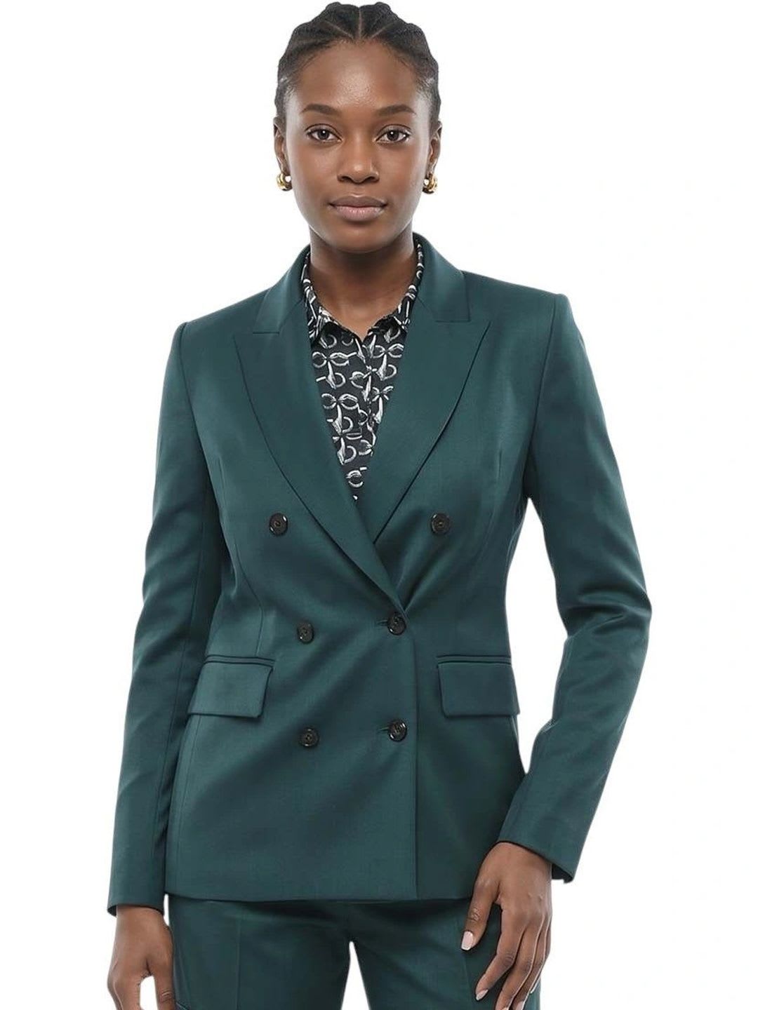 Amiri Notched Lapel Double-Breasted Tailored Fit Formal Blazers - default view
