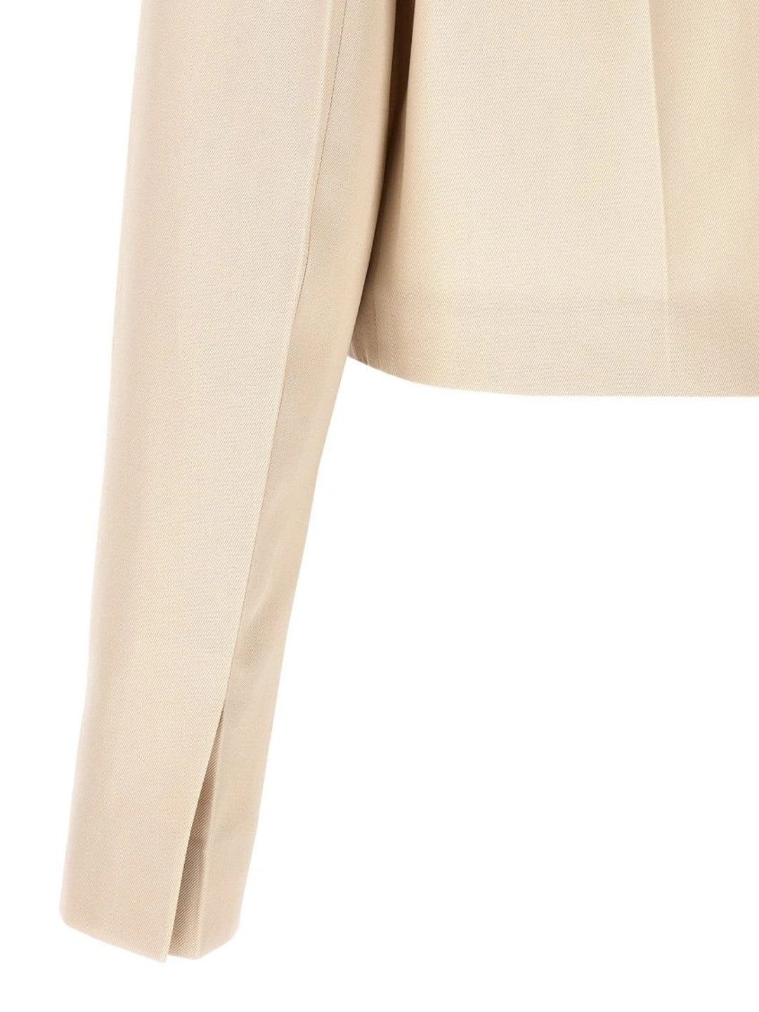 Fendi Beige Tailored Crop Jacket - left view