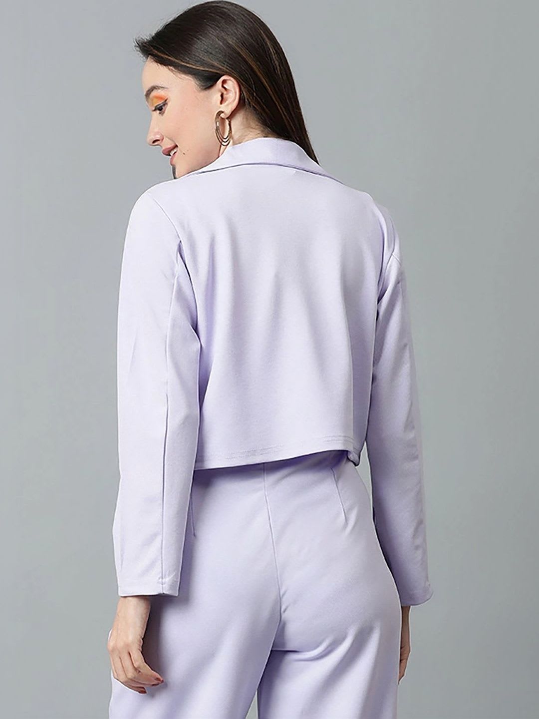 ZYVRA Notched Lapel Single Breasted Blazers - right view