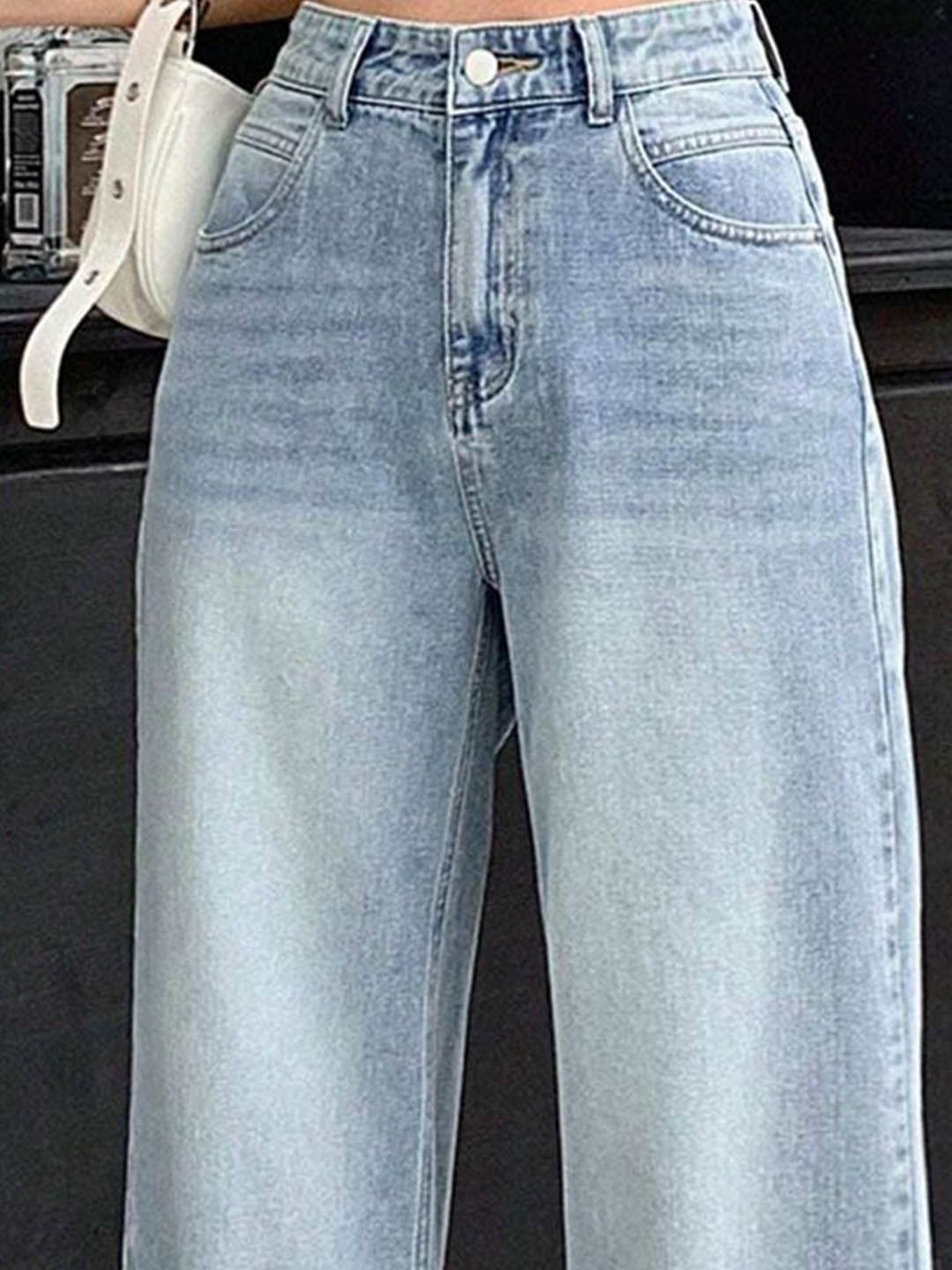 Aadvi Fashion Women Comfort Baggy Fit High-Rise Stretchable Jeans - right view