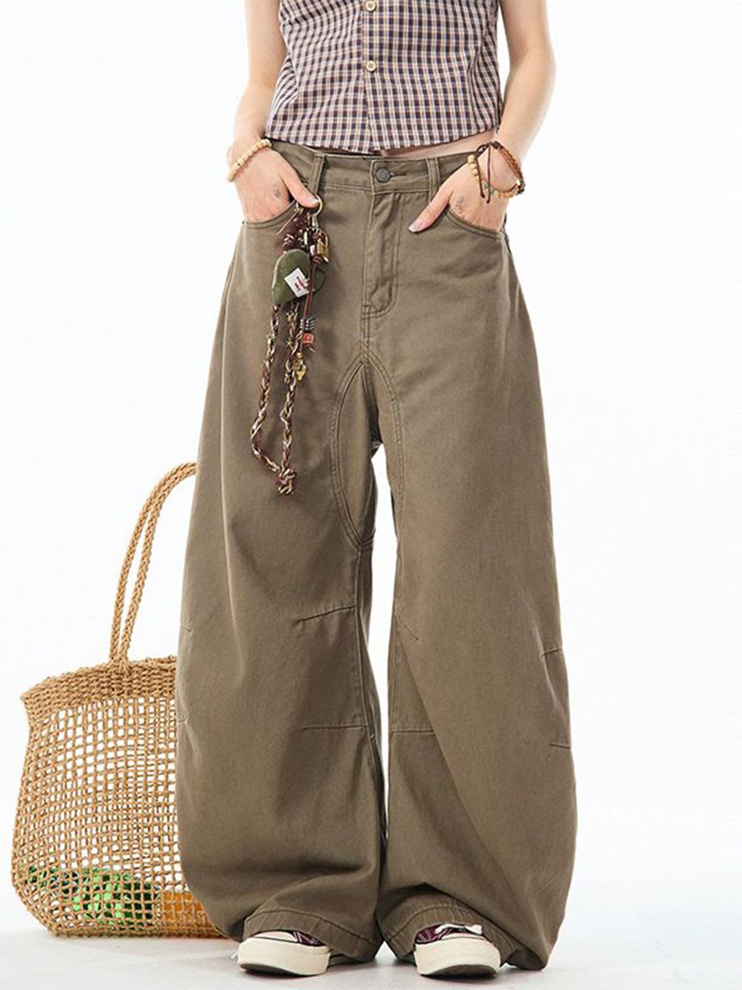 StyleCast x Revolte Women Mid-Rise Light Fade Wide Leg Jeans - default view
