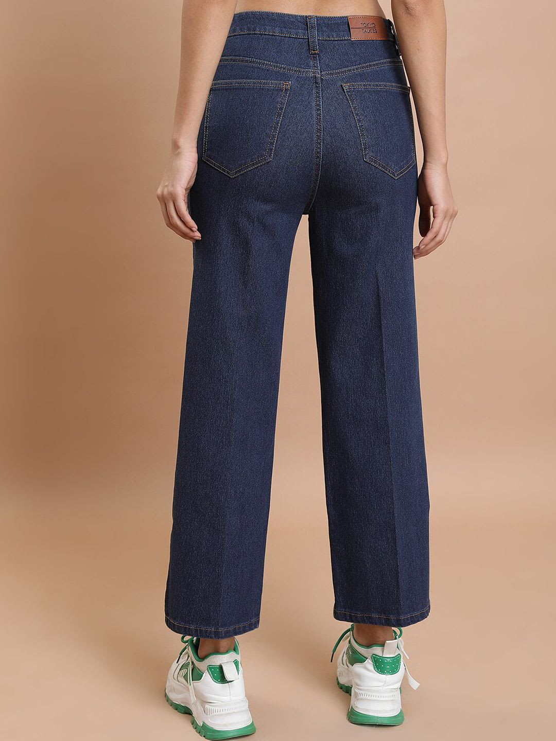 Basics By Tokyo Talkies Women Flared Light Fade Stretchable Straight Fit Jeans - right view