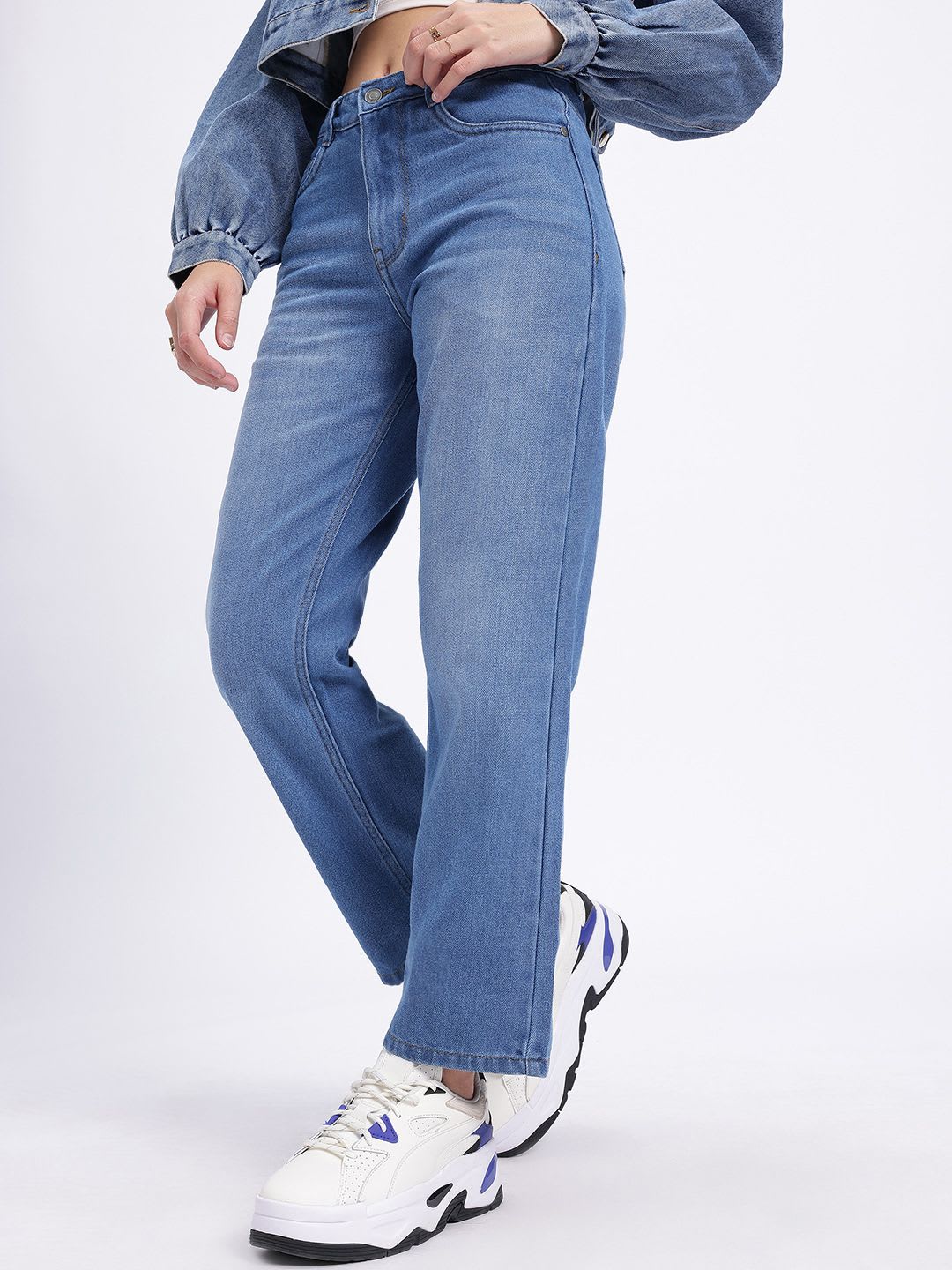 glitchez Straight Fit Jeans - default view
