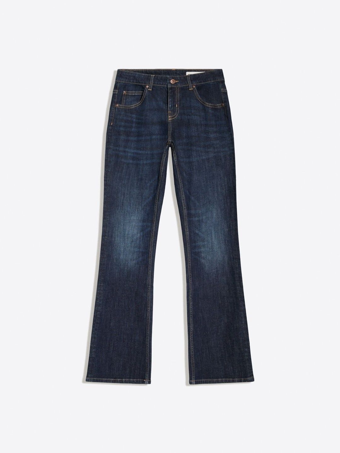 Bershka Low-Rise Slim Fit Boot-Cut Jeans - left view