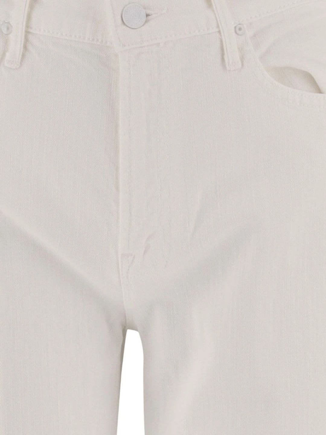 Mother Denim Women Straight Fit High-Rise Jeans - back view