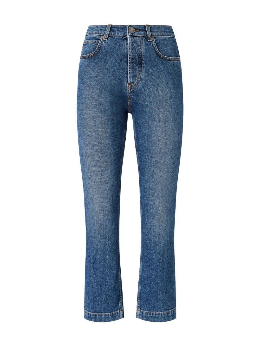 Pinko Women Slim Fit High-Rise Embroidered Jeans - default view