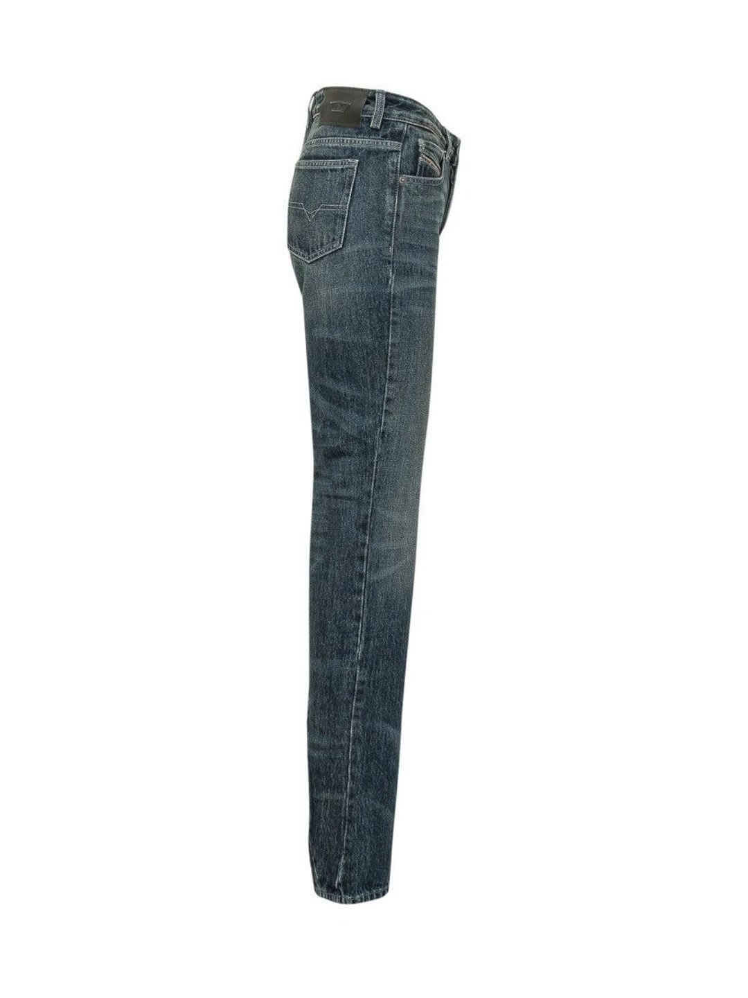 DIESEL Women Straight Fit Mid-Rise Jeans - back view