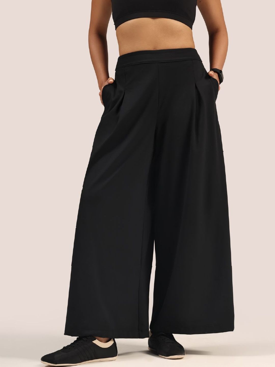 Blissclub Women Cloud Box Pleated Korean Pant - Regular - default view
