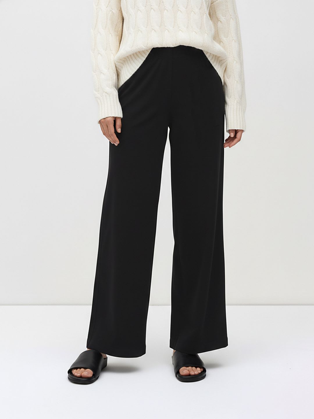 Roadster The Roadster Life Co. Women Wide Leg Casual Trousers - default view