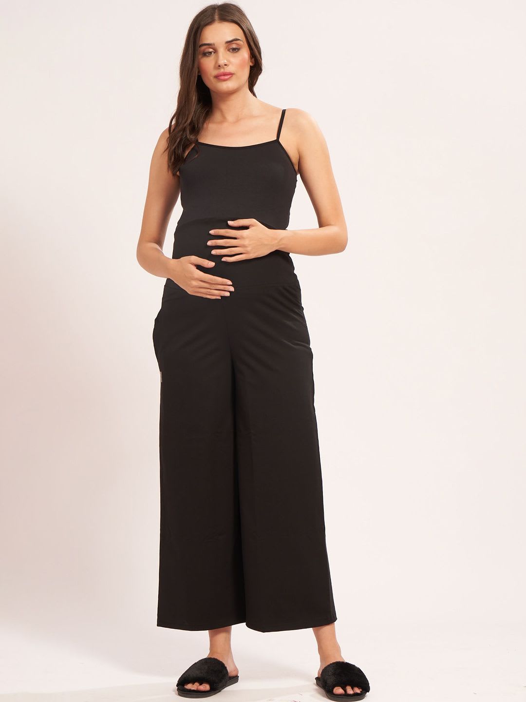 AV2 Women Comfort Low-Rise Maternity Trousers - left view