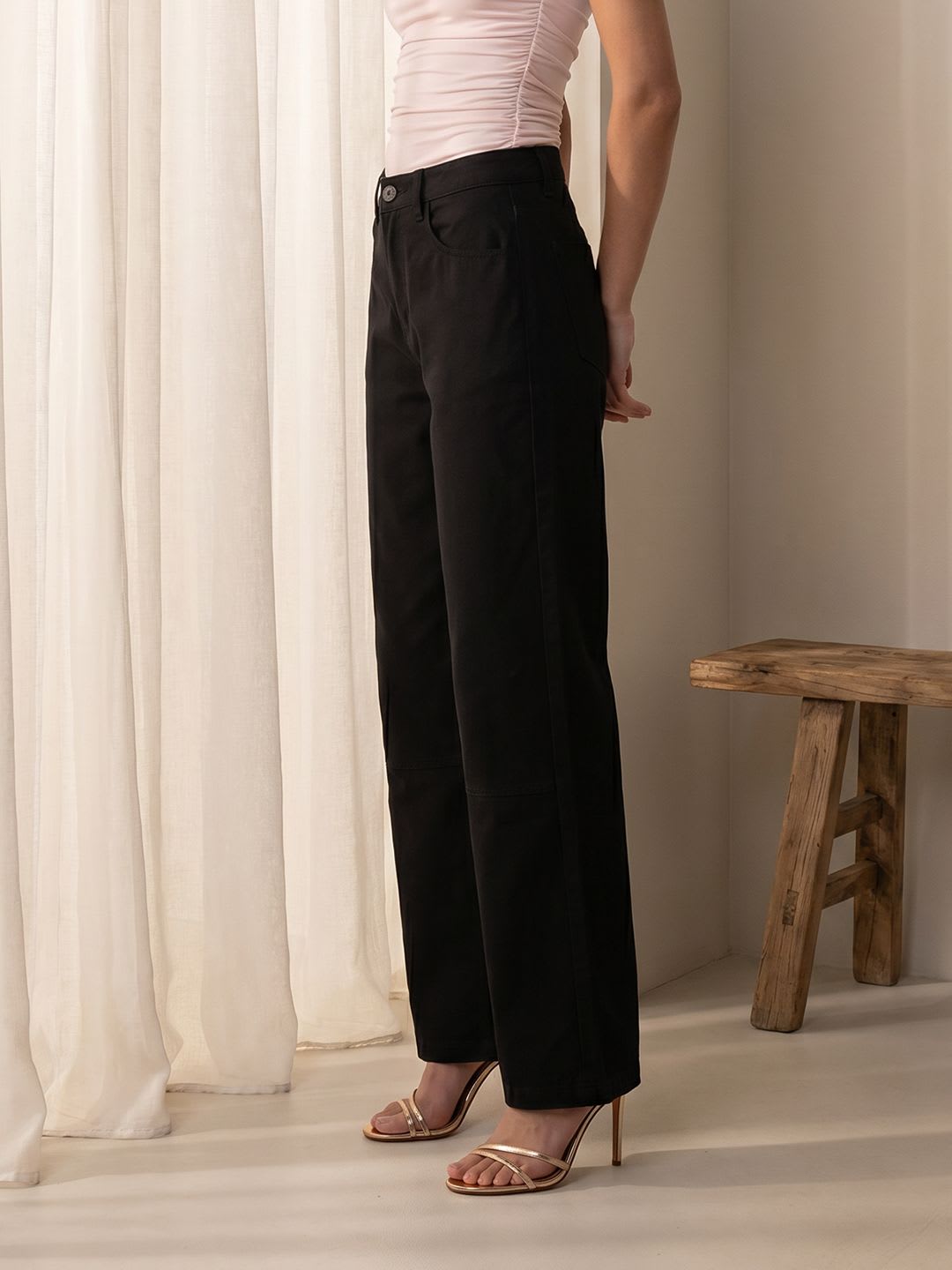 French Connection Women Straight Fit Trousers - default view