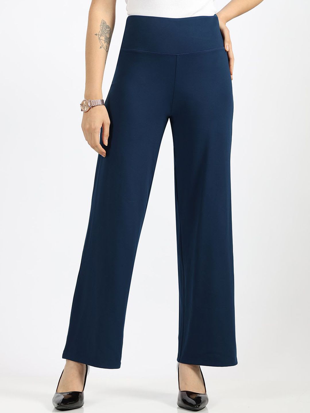 Blissclub Women The Ultimate Wide Leg Pants Lite with invisible pocket - default view