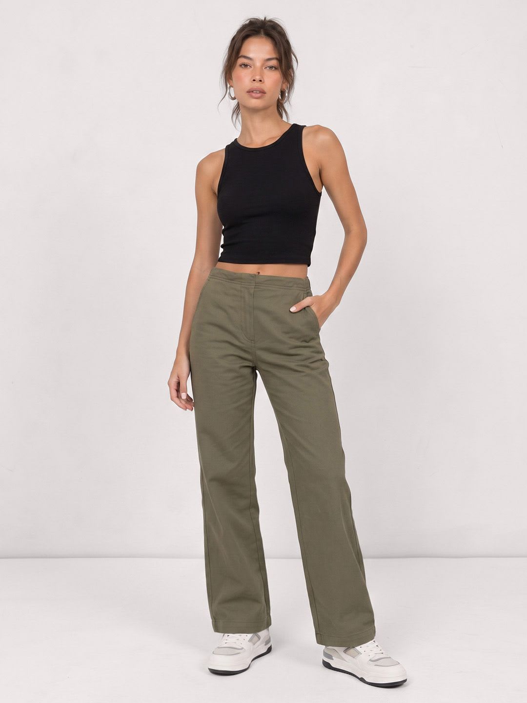 Roadster The Roadster Life Co. Women Relaxed Fit Trouser - right view