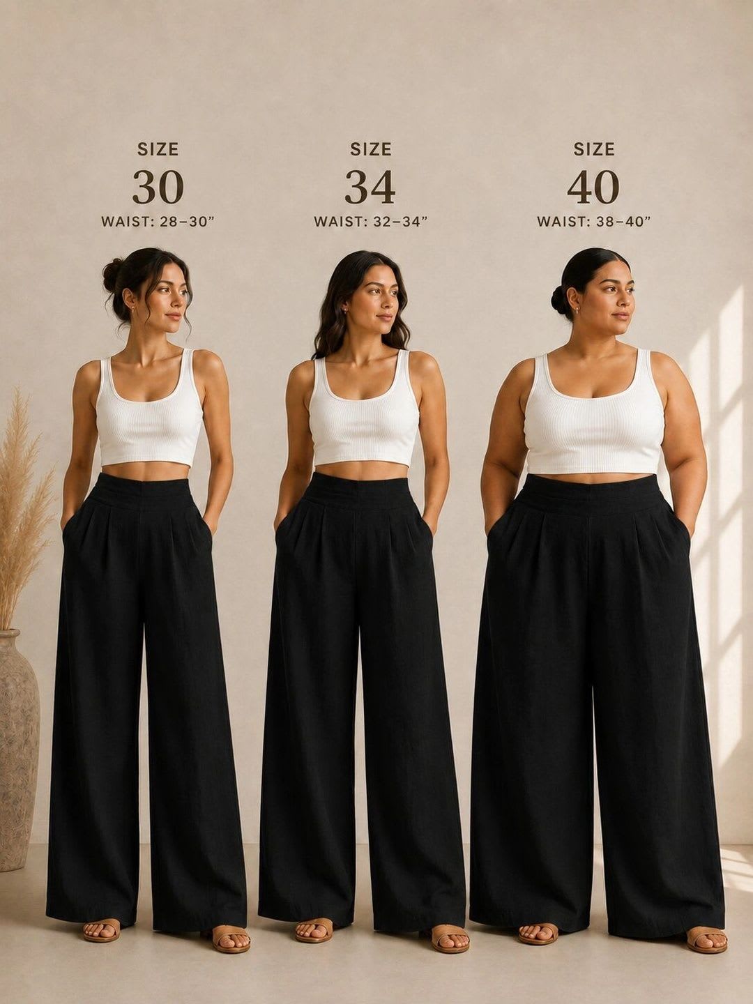 Chemistry Women Comfort High-Rise Easy Wash Pleated Trousers - right view