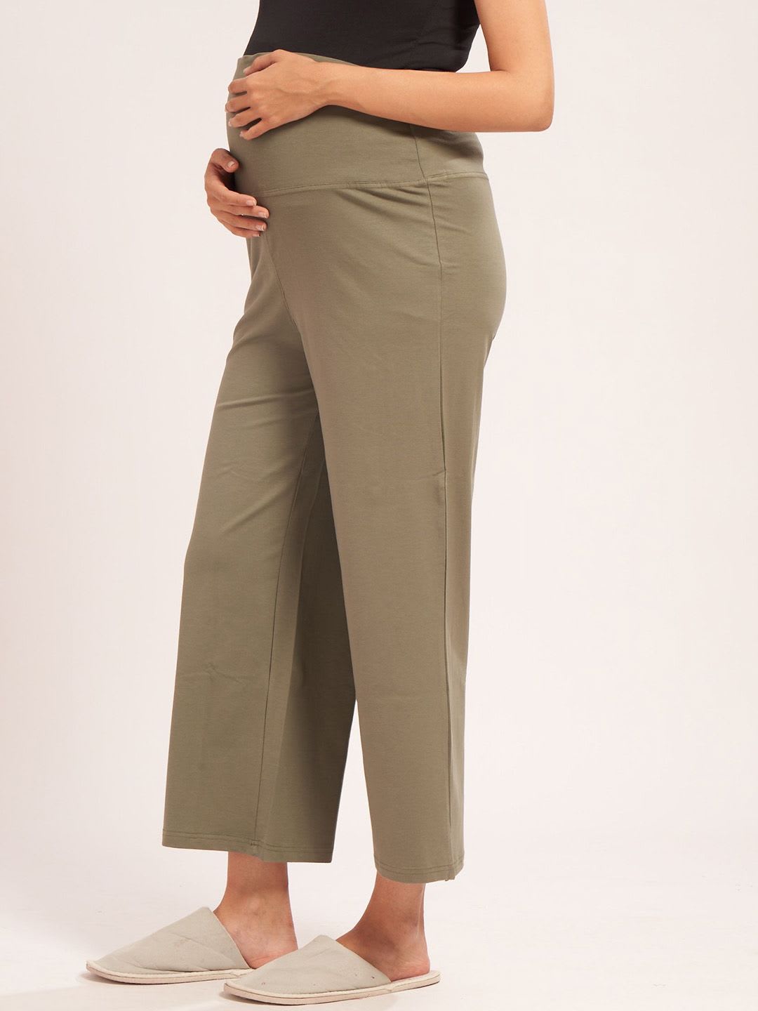 AV2 Women Comfort Low-Rise Maternity Trousers - back view