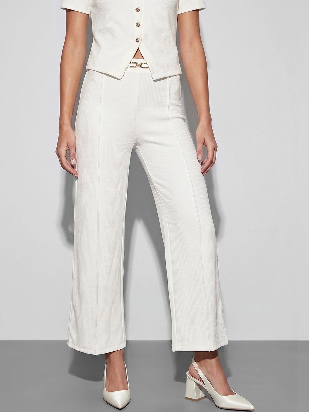 CODE by Lifestyle Women Easy Wash Trousers - default view