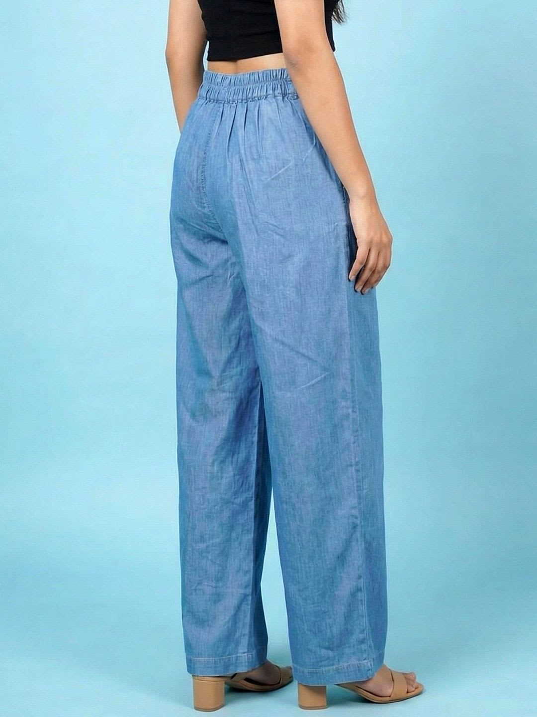 ADDYVERO Women Straight Fit High-Rise Trousers - right view