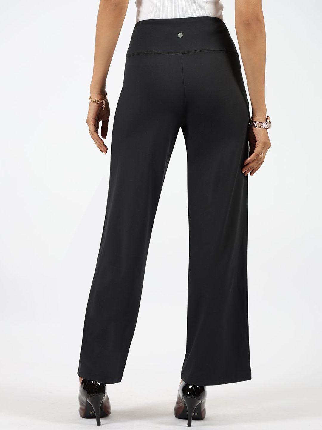Blissclub Women The Ultimate Wide Leg Pants Lite with invisible pocket - back view