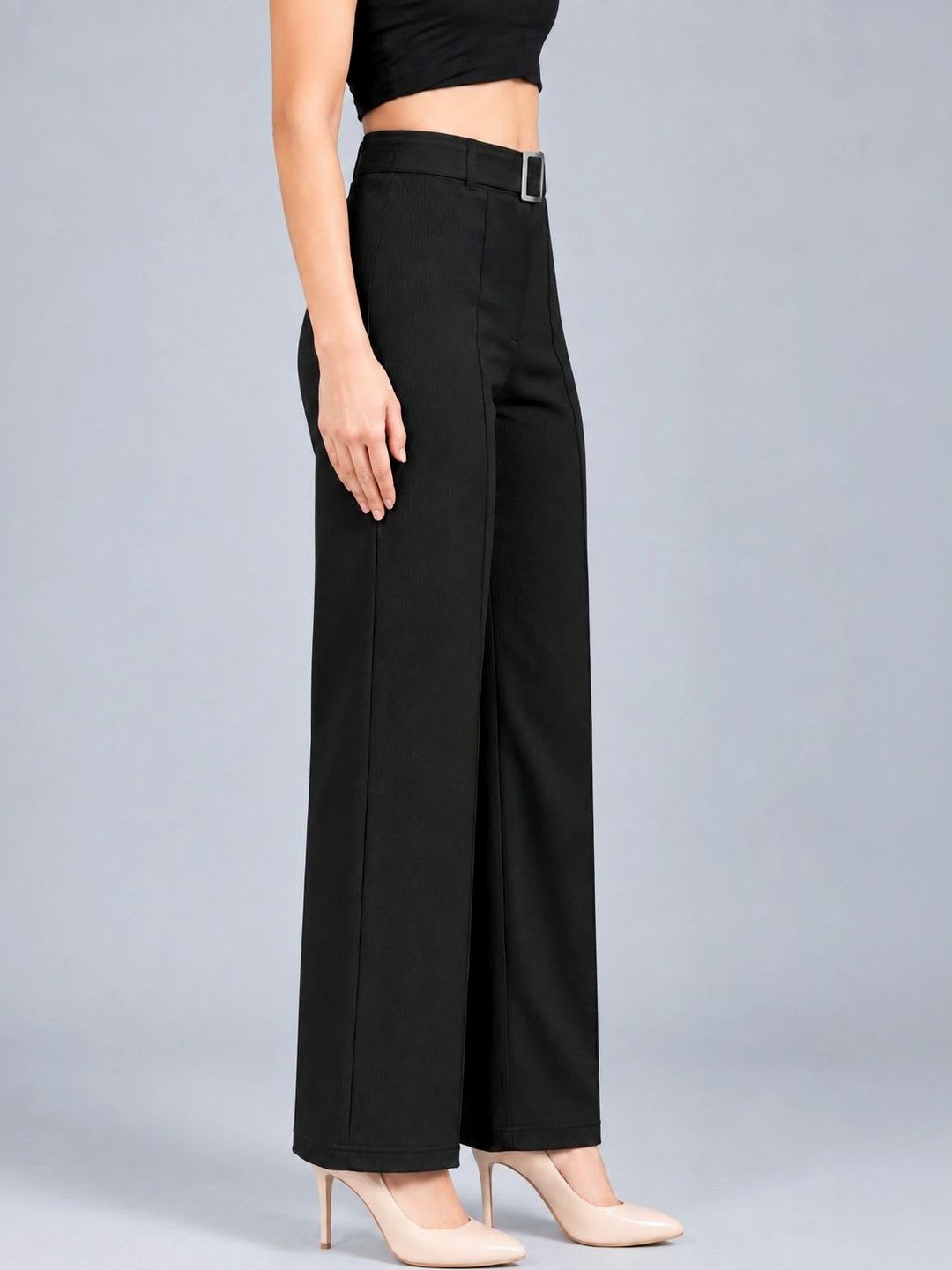 BAESD Women Pleated Trousers - left view
