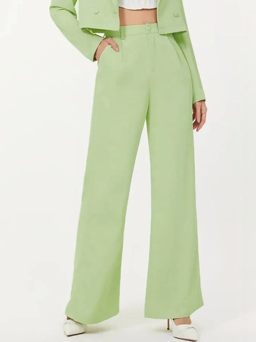Kotty Women Straight Fit High-Rise Trousers - default view
