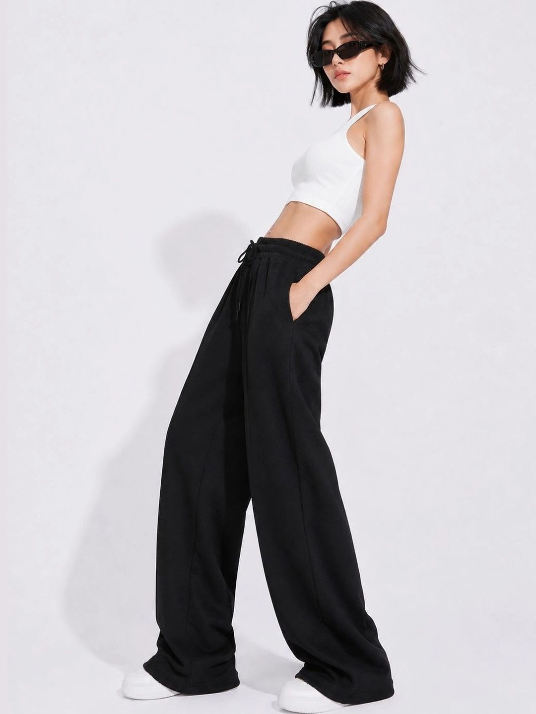 Roadster Women Easy Wash Pleated Trousers - right view
