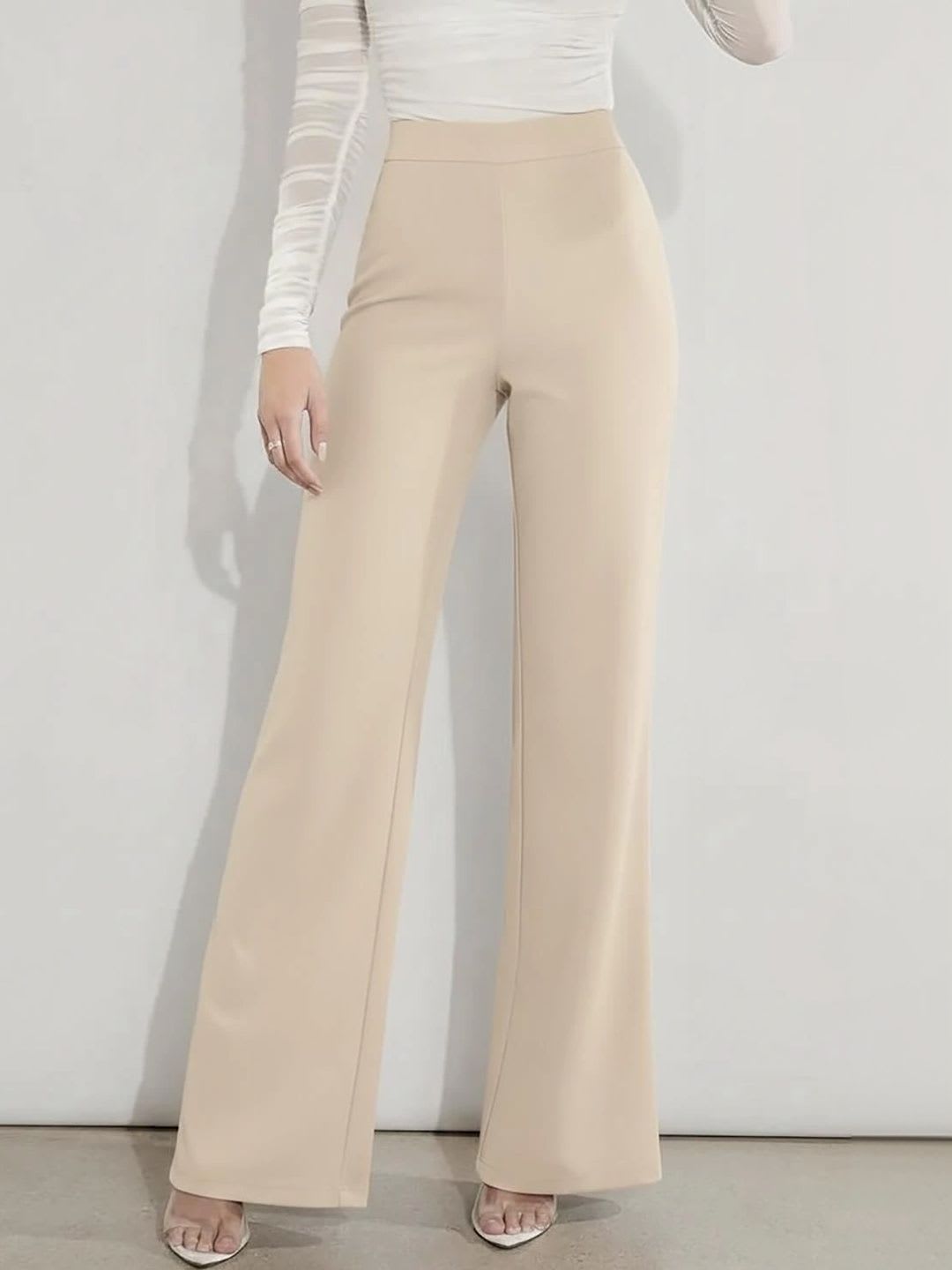 Kotty Women Straight Fit High-Rise Trousers - default view