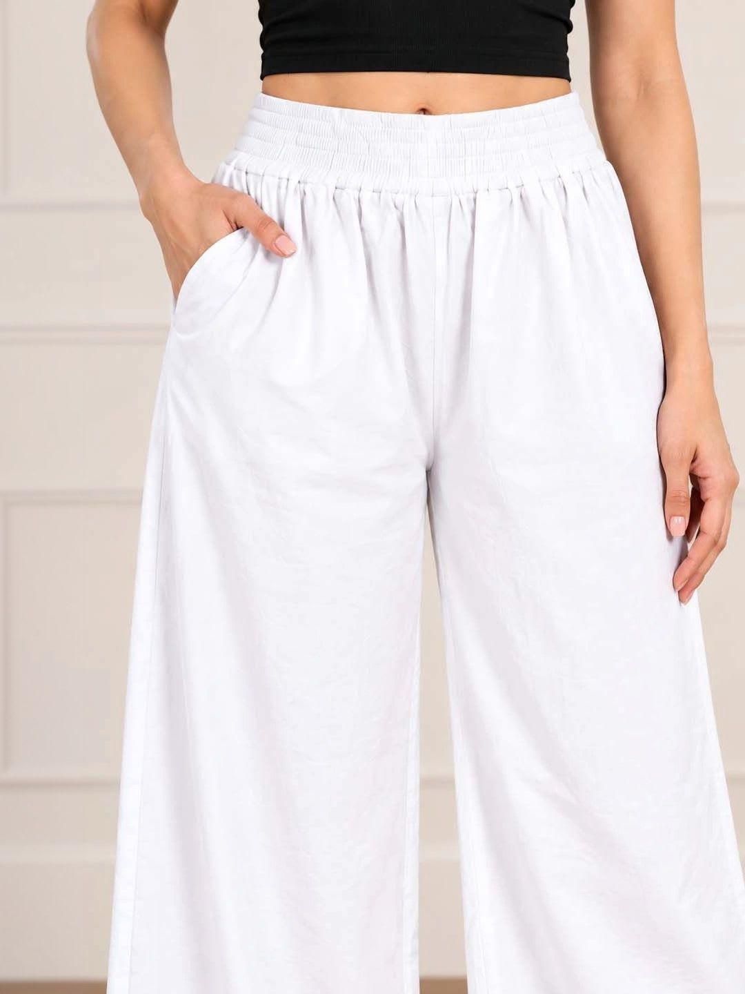 Way2Like Women High-Rise Relaxed Fit Trousers - right view