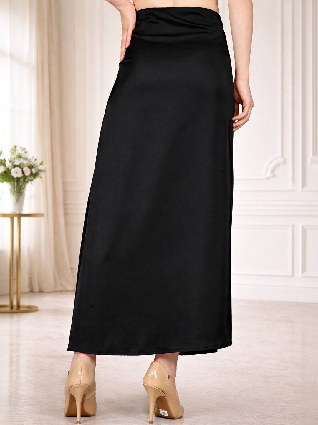 Aadvi Fashion Women Maxi A-Line Skirt - back view