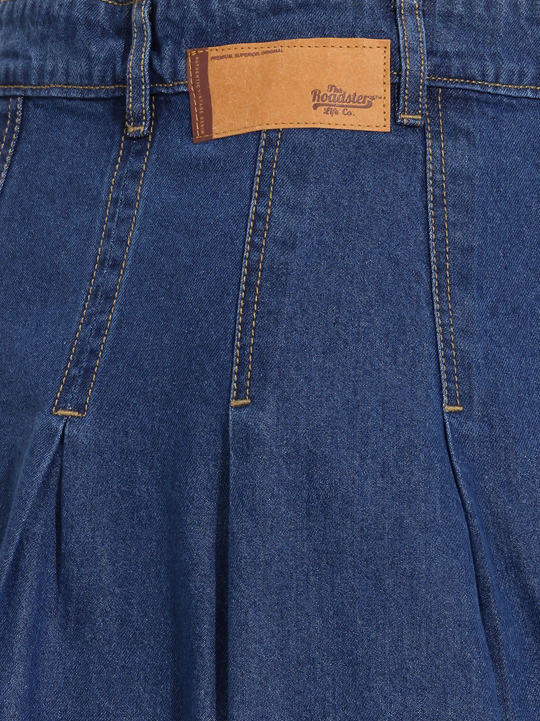 Roadster The Roadster Life Co. Pleated Pure Cotton Mini Skirt - left view