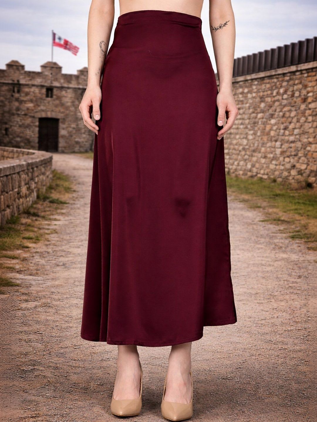 Aadvi Fashion Women Korean Maxi A-Line Skirt - default view