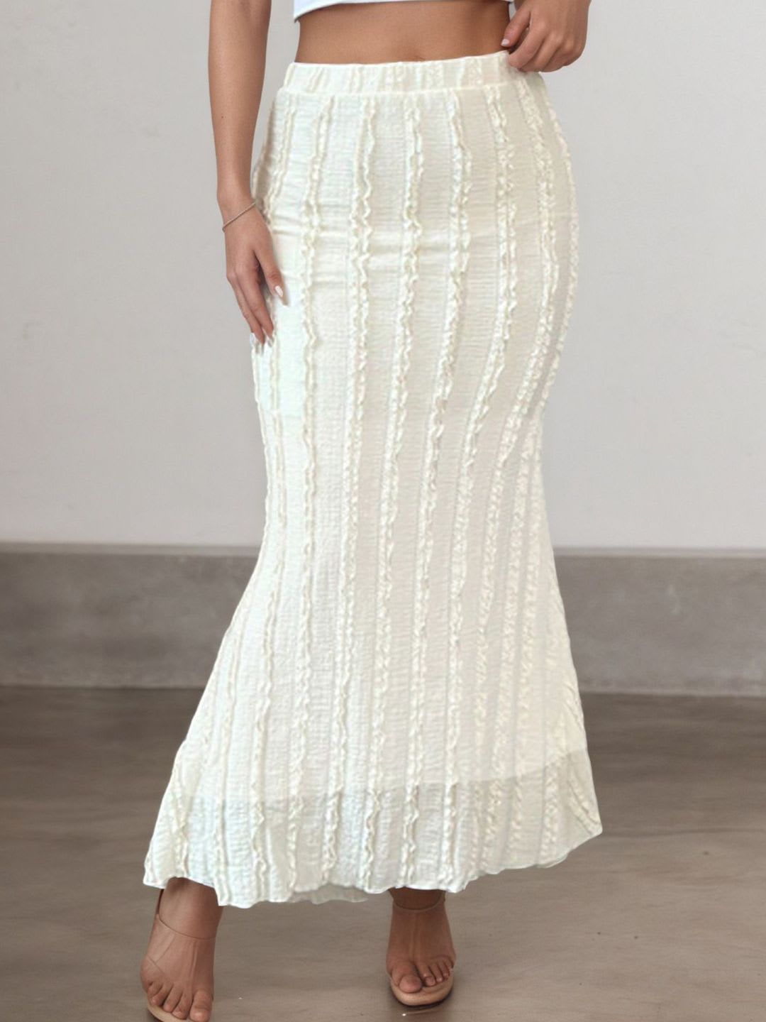 StyleCast x Revolte Self-Design Trumpet Maxi Skirt - default view