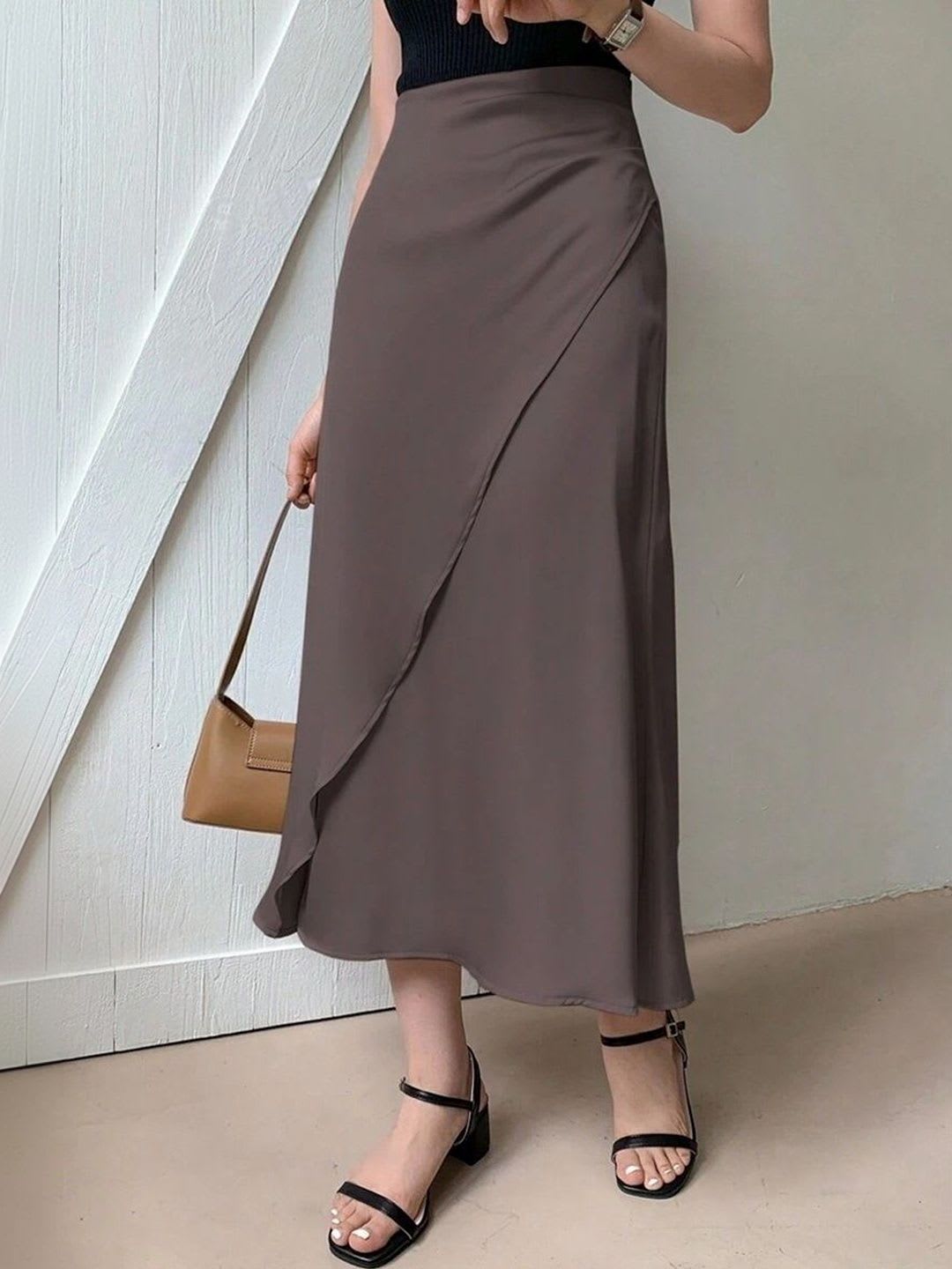 StyleCast x Revolte Wrap Midi Skirts - default view